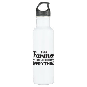 Boerderij boer boer boer Funny Gift Idea Waterfles