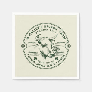  BOERDERIJ BOEREN MARKT DECOUPAGE KUNST SERVET