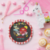 Boerderij Bord vogelpapier (Feest)