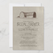 Boerderij Bridal Shower Invitations Kaart (Voorkant)