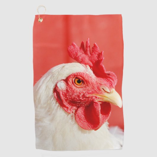 Boerderij Chicken Golfhanddoek (Voorkant)
