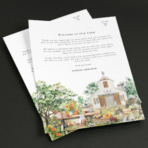 Boerderij CSA Welkom   Kleine Boerderij Flyer