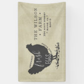  boerderij decoratieve script banner (Verticaal)