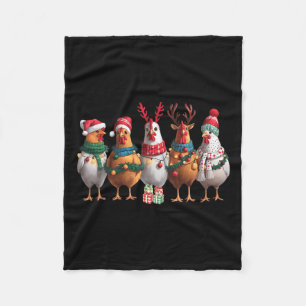 Boerderij Dier Schattige Kerstvakantie Funny Chick Fleece Deken
