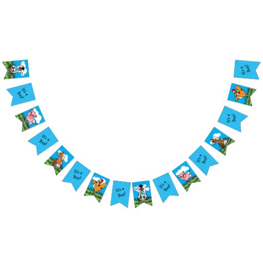 Boerderij dier thema Baby shower Banner (Alle)
