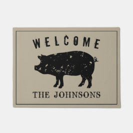 boerderij dierlijk welkom deurmat
