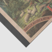 Boerderij Dierlijke Typografie Tissuepapier (Detail)