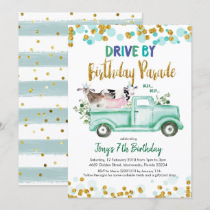 Boerderij Drive beroemd gemaakt door Boy Birthday Kaart