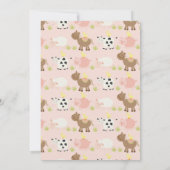 Boerderij eerste verjaardag kaart (Achterkant)