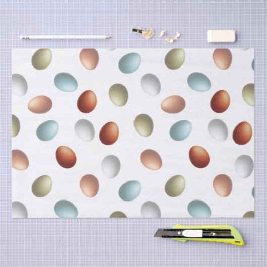 Boerderij Eggs tissue paper Tissuepapier (Craft)