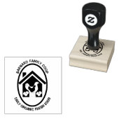 Boerderij Ei Karton Stamp Biologische Verse Eieren Rubberstempel (Gestempeld)