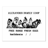 Boerderij  Ei Karton Stamp Rubberstempel (Afrduk)