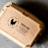 Boerderij Eierkarton Rubber Stempel