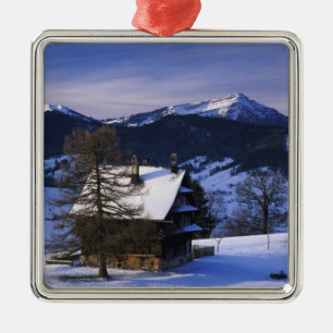 Boerderij en Mount Rigi en Pilatus, Metalen Ornament