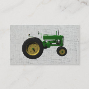 Boerderij erf tractor landelijk land wit hout visitekaartje