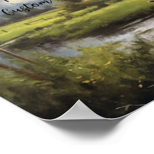 Boerderij esthetisch weiland citaat poster (Hoek)