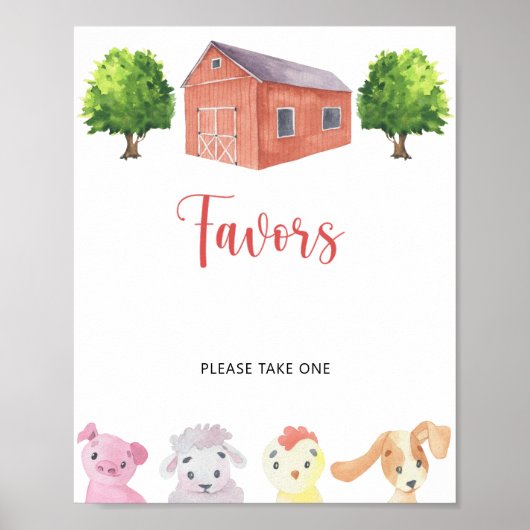 Boerderij - Favorieten Poster (Voorkant)