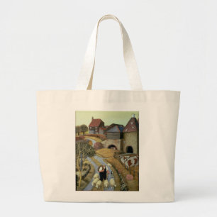 Boerderij Franse Straat Grote Tote Bag