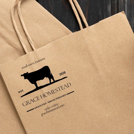 Boerderij Fresh Beef Grass Finished Market Naam to Rubberstempel