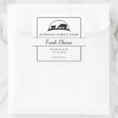 Boerderij Fresh Cheese Square Label (Tas)
