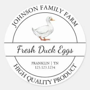 Boerderij Fresh Duck Egg White Label
