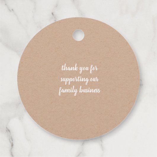 boerderij Fresh Eggs rustiek script Bedankjes Labels (Achterkant)