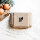 Boerderij Fresh Eggs  Script Egg Stempel