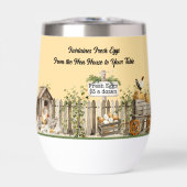 Boerderij Fresh Eggs - Van het kippenhok naar uw t (Voorkant)