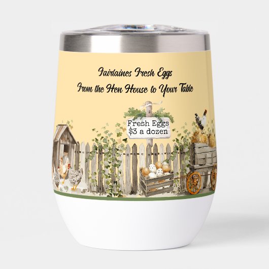 Boerderij Fresh Eggs - Van het kippenhok naar uw t (Voorkant)