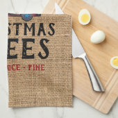 Boerderij Fresh 🎄Kerstbomen Theedoek (Quarter Fold)