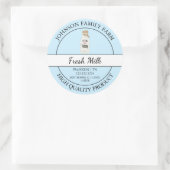 Boerderij Fresh Milk Label (Tas)