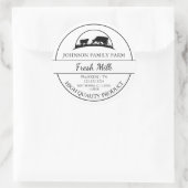 Boerderij Fresh Milk Label (Tas)