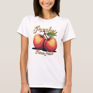 Boerderij Fresh Peaches Vrouwen Graphic T-shirt
