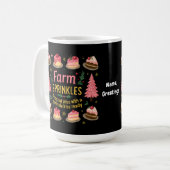 Boerderij Fresh Sprinkles Bliss met een kus Christ Koffiemok (Voorkant links)