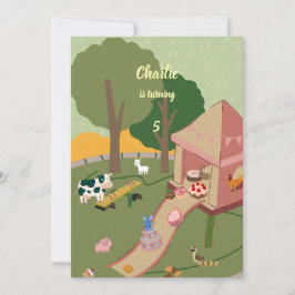 Boerderij Fun in the Park verjaardag Kaart