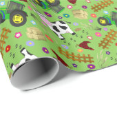 Boerderij-gaard Cadeaupapier (Rol Hoek)