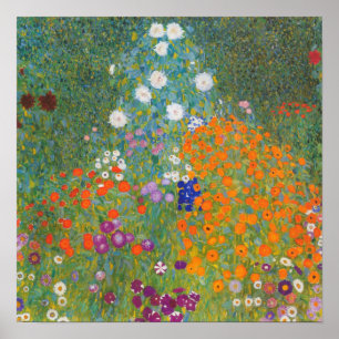 Boerderij Garden 1905 Gustav Klimt Small Poster
