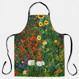 Boerderij Garden met zonnebloemen door Gustav Klim Schort