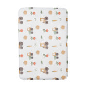 Boerderij Garden Waterverf Fun Pattern Badmat (Voorkant Verticaal)