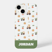 Boerderij Garden Waterverf Fun Pattern iPhone Hoesje (Achterkant)
