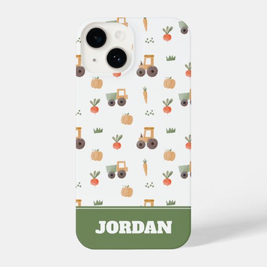 Boerderij Garden Waterverf Fun Pattern iPhone Hoesje (Achterkant)