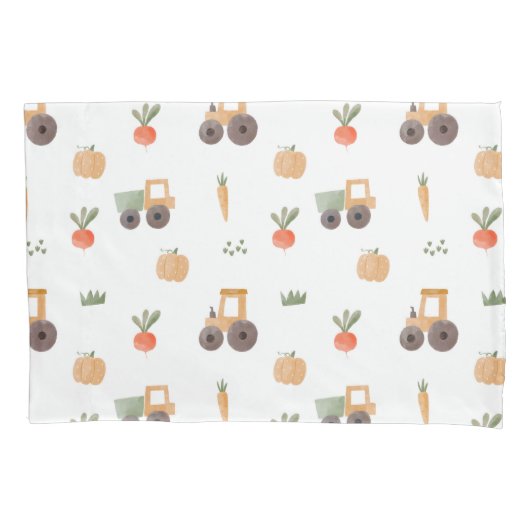 Boerderij Garden Waterverf Fun Pattern Kussensloop (Voorkant)
