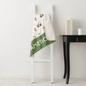 Boerderij Garden Waterverf Fun Pattern Sherpa Deken (In situ)