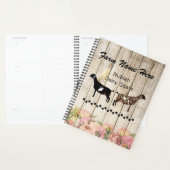 Boerderij gepersonaliseerd Nubian Dairy Goat Planner (Display)