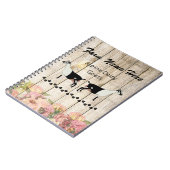 Boerderij gepersonaliseerde alpiene melkgeit notitieboek (Linkerzijde)