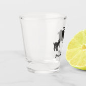 Boerderij gepersonaliseerde Pygmy Goat Shot Glas (Links)