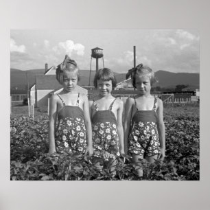 Boerderij Girls, 1939.  foto Poster
