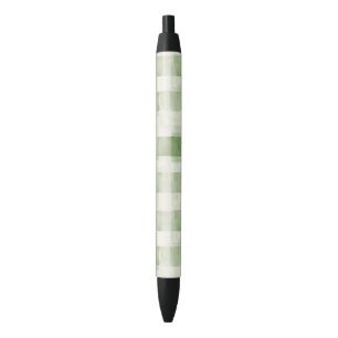 Boerderij Green Cream Plaid Zwarte Inkt Pen