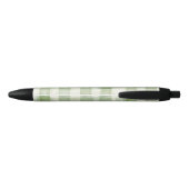 Boerderij Green Cream Plaid Zwarte Inkt Pen (Achterkant)