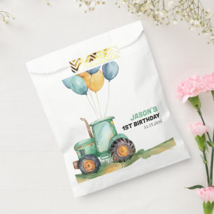 Boerderij Groene Tractor Verjaardag Bedankzakje